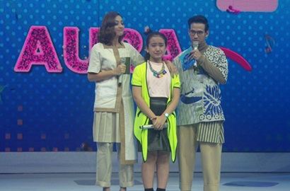 Ups, Peserta 'Indonesian Idol Junior' Ini Nangis Kepleset di Atas Panggung