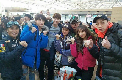 Tiba di Sulawesi Untuk 'LOTJ', Jin BTS - Gong Myung cs Tebar Selfie Ceria