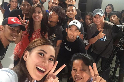 Akrab di BTS Syuting 'AADeCi', Fans Puji Chemistry Ayu Ting Ting - Miqdad Addausy