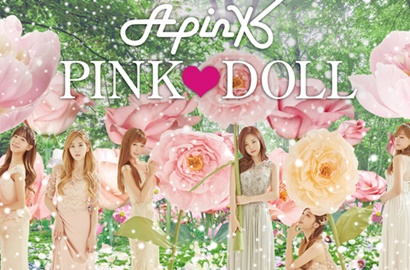 Serba Merah Muda, A Pink Cantik Bak Boneka di Teaser Album Jepang 'Pink Doll'