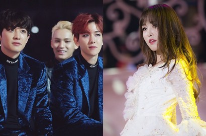 Baekhyun-Chanyeol EXO Sukses Dibuat Terpukau oleh Yuju G-Friend di MMA 2016