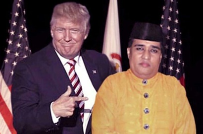 Kocak, Meme Donald Trump Cium Dimas Kajeng Disorot Media Asing