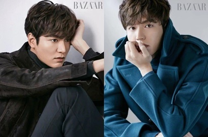 Pakai Sweater Hangat, Lee Min Ho Malah Bikin Meleleh di Pemotretan Ini