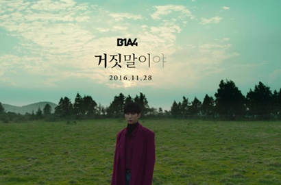 Goda Fans Jelang Comeback, B1A4 Mesra Bareng Cewek di Teaser MV 'A Lie'