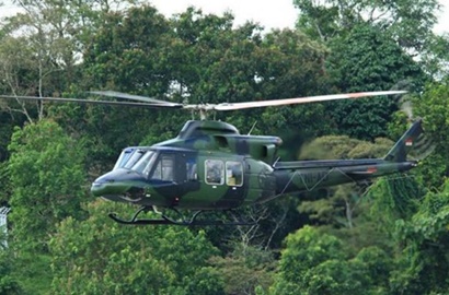 Satu Anggota TNI AD Ditemukan Selamat di Dekat Puing Heli Jatuh di Kaltim