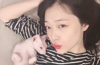Makin Imut Pamer Gaya Rambut Baru, Sulli Masih Bikin Fans Khawatir