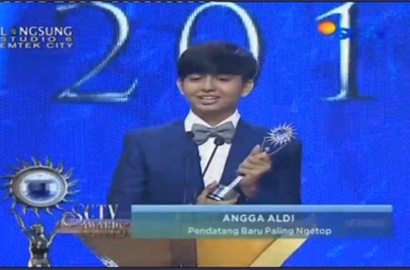 Sabet Piala Perdana SCTV Awards, Angga Aldi Yunanda Banjir Ucapan Selamat