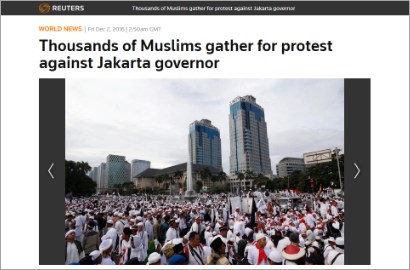 Media Asing Ramai Sorot Aksi Super Damai 2 Desember di Indonesia