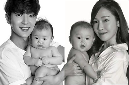 Bahagianya Lee Jun Ki Hingga Jessica Bisa Gendong Bayi di Pemotretan