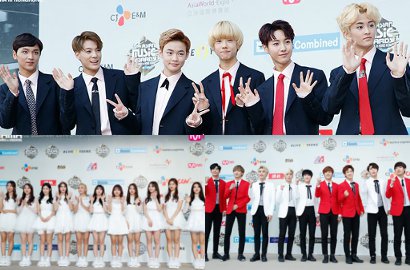 Perdana ke MAMA, NCT Dream-SF9-IOI Tampil Panaskan Red Carpet