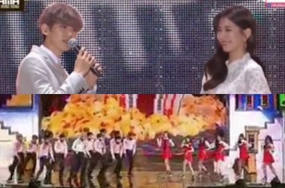 Romantisnya Kolaborasi Seventeen-G-Friend dan Baekhyun-Suzy di MAMA 2016