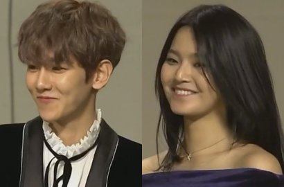 Ketemu Lagi, Baekhyun EXO dan Z.Hera Malu-Malu Saling Sapa di MAMA 2016