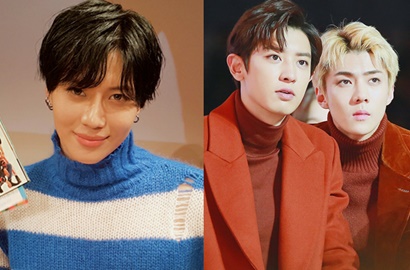 Fans Ngakak Taemin, Sehun-Chanyeol Pakai Jas Kembar di MAMA, Semirip Apa?