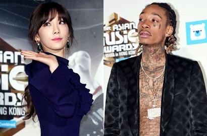 Tanggapi Ini Soal Batal Duet di MAMA, Wiz Khalifa Isyaratkan Tae Yeon SNSD Bohong