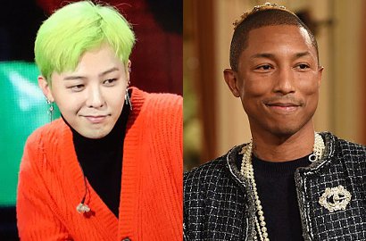 Sibuk Comeback Big Bang, G-Dragon Segera Rilis Karya Bareng Pharrell Williams?
