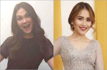 Tampil Ala Putri, Ayu Ting Ting dan Luna Maya 'Adu Cantik'