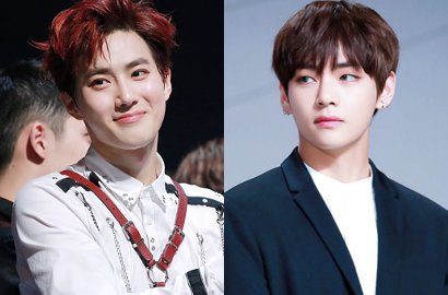 Bolak-Balik Pelukan, Suho dan V Ternyata Ngomongin Ini di Backstage MAMA