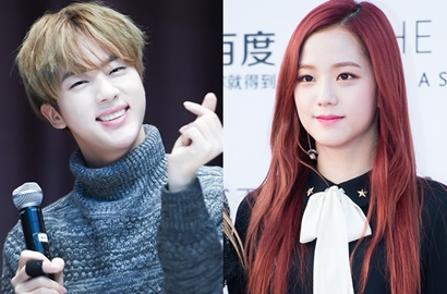 Foto-Foto Ini Buktikan Jin BTS dan Jisoo Black Pink 'Kembaran' yang Terpisah?