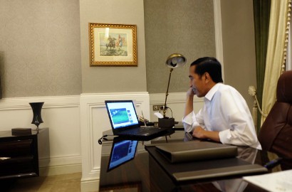 Ekspresi Jokowi Saat Timnas Indonesia Menang Final Pertama Piala AFF 2016