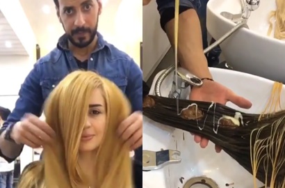 Heboh Penata Rambut Pakai Nutella dan Susu Untuk Warnai Rambut