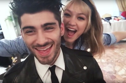 Bikin Iri, Gigi Hadid dan Zayn Malik Umbar Ciuman Mesra di Depan Publik
