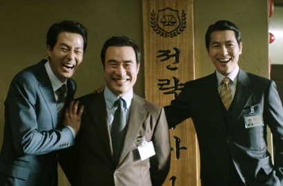 Jo In Sung-Jung Woo Sung dan Bae Sung Woo Nyengir di Trailer 'The King'