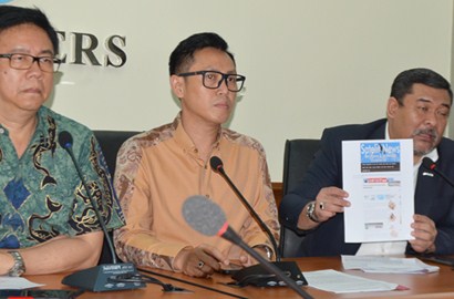 Merasa Difitnah Oleh Sejumlah Media, Eko Patrio Sambangi Dewan Pers