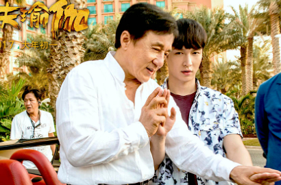 Demi 'Kung Fu Yoga', Lay EXO Belajar Kung Fu Bareng Jackie Chan
