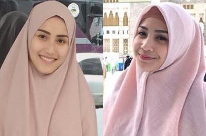 Ayu Ting Ting 'Plagiat' Penampilan Nagita Ketika Umroh?