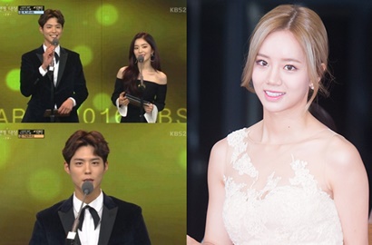 Park Bo Gum Naik Panggung KBS Entertainment Awards 2016 Bareng Irene, Hyeri Cemburu