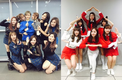 Imut-Imut, Begini Penampilan Twice dan G-Friend di SBS Entertainment Awards 2016