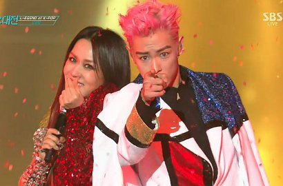 Energik Kolaborasi Bareng T.O.P di SBS Gayo, Uhm Jung Hwa Dibanjiri Pujian