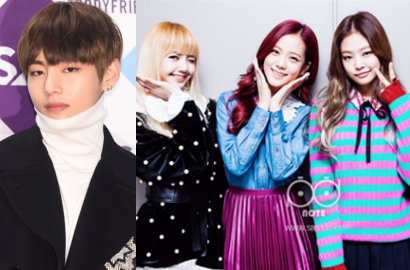 Heboh Sendiri, V Ngedance Girang Nonton Black Pink di SBS Gayo Daejun