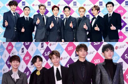 Bikin Histeris, Begini Penampilan Keren Big Bang-EXO dan SHINee cs di SBS Gayo 2016