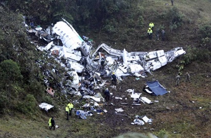 Puluhan Orang Tewas, Ini Penyebab Jatuhnya Pesawat Tim Sepakbola Chapecoense