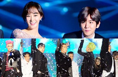 Jadi MC SBS Gayo, Yuri dan Baekhyun Ikut Heboh Saat Big Bang Tampil