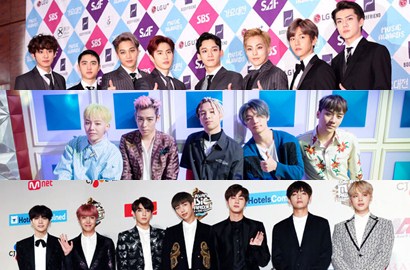 EXO, Big Bang dan BTS Akrab di SBS Gayo Daejun, Netter Heran Masih Ada Fanwar