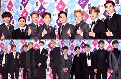 EXO-BTS Cs Hingga SHINee, Siapa Paling Ganteng di Red Carpet KBS Gayo 2016?