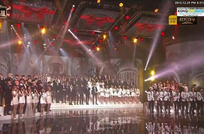 Bawakan 'One Candle' g.o.d, Meriahnya All Artist Buka KBS Gayo Daechukje 2016