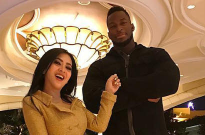 Bawa Tas Imut, Bodyguard 'Raksasa' Syahrini Bikin Netter Takjub