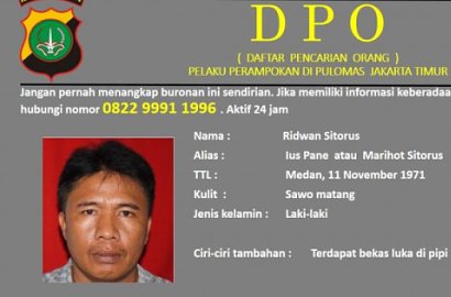 Ditangkap, Yus Pane Perampok Pulomas 'Ngompol' Karena Ketakutan