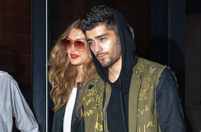 Makin Lengket, Gigi Hadid Cium Mesra Rambut Zayn Malik