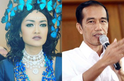 Julia Perez Dibully Netizen Gara-Gara Melucu dan Sebut Presiden Jokowi 'Mbah'