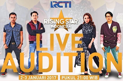 Live Audition Makin Seru, Begini Rating 'Rising Star Indonesia' di Awal 2017