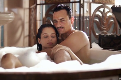 Mandi Bareng Kangana Ranaut, Saif Ali Khan Super Hot di Trailer 'Rangoon'