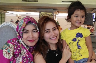 Bilqis Sakit, Ibu Ayu Ting Ting Berdoa Bisa Rayakan Ultah Cucunya