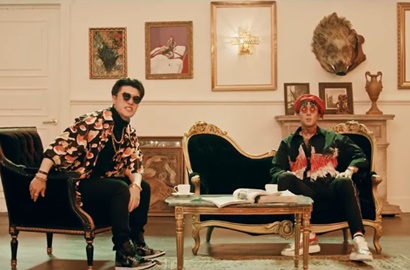 Lengket Dengan Cewek Seksi, Ravi VIXX-San E Keren di MV Kolaborasi 'BOMB'