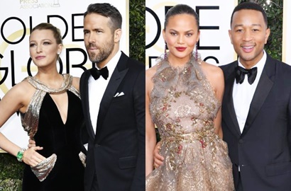 Pasangan Seleb 'Hot' Ini Tampil Serasi dan Mesra di Golden Globe 2017