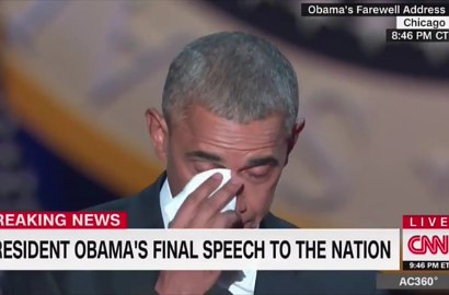 Ini Alasan Obama Menangis di Pidato Perpisahan Presiden Amerika