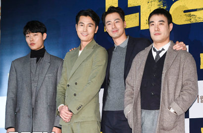 Ganteng, Jung Woo Sung cs Kalem dan Ceria di Premiere 'The King'